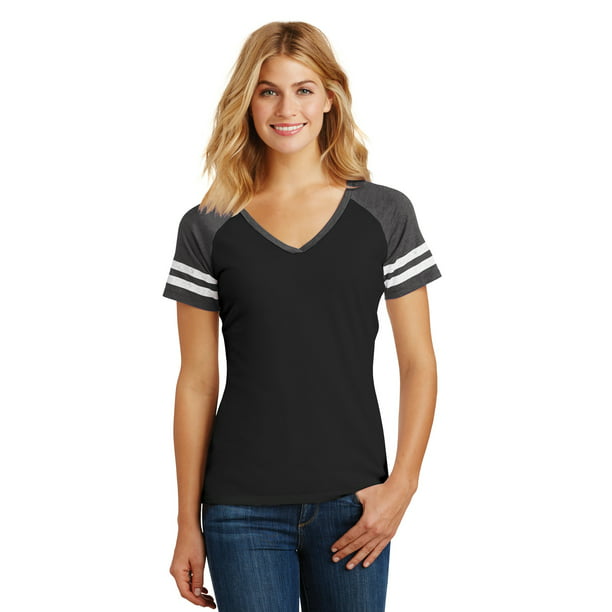 New $32 NCAA Life is Good Women’s T-shirt Ladies Tee Shirt V-neck College Shirt